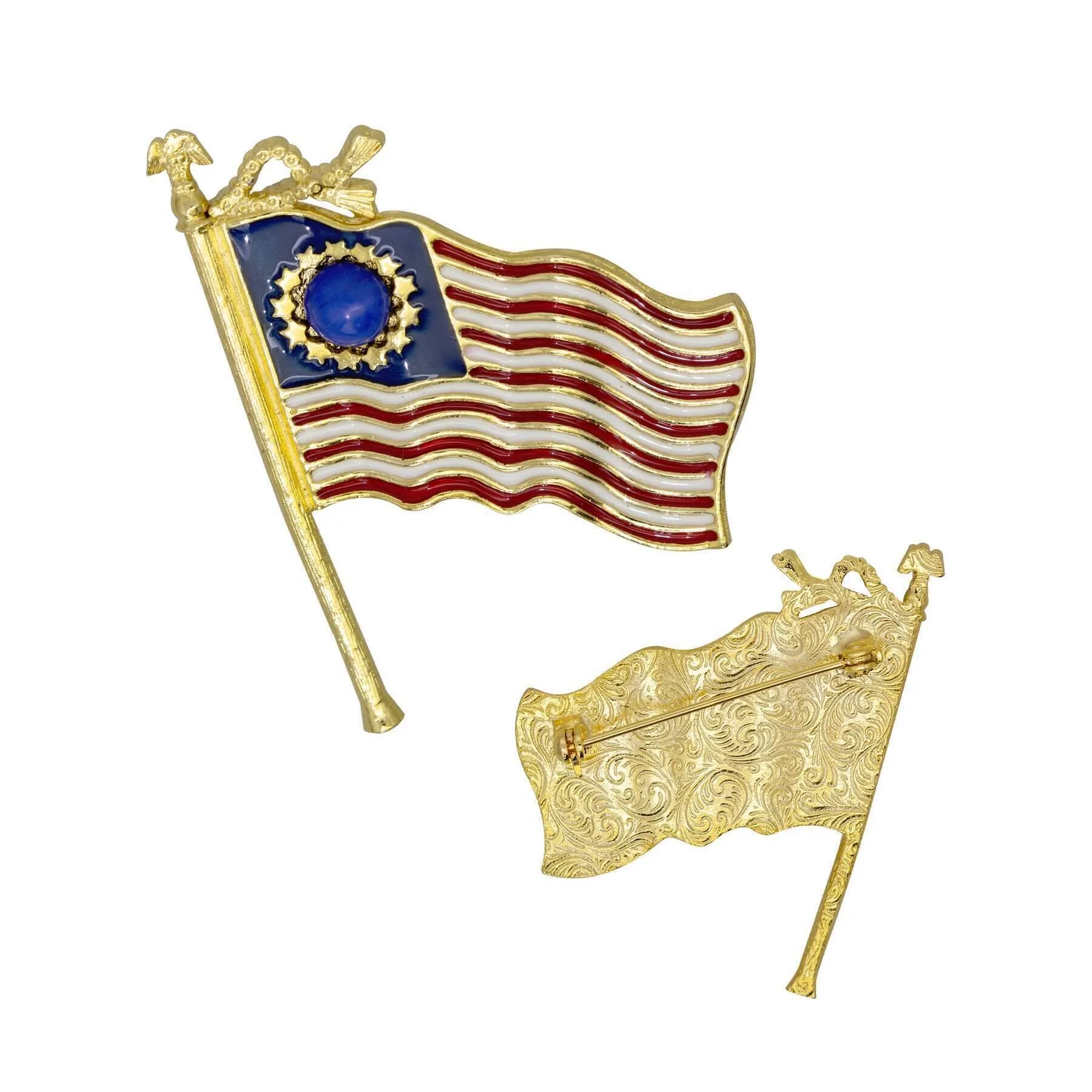 1928 Jewelry 13-Star American Flag Patriotic Pin 1928 Jewelry