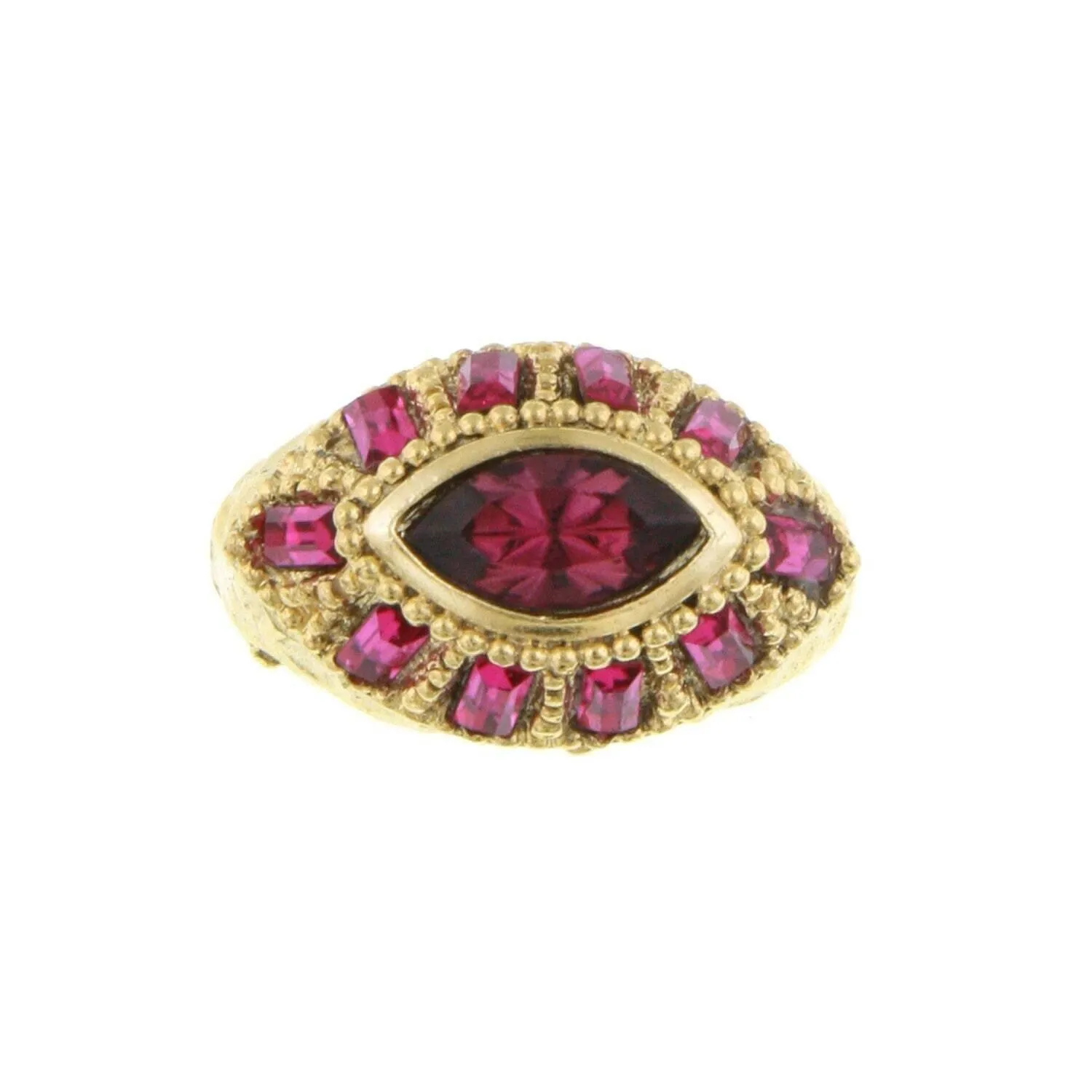 1928 Jewelry Amethyst And Fuchsia Austrian Crystal Ring 1928 Jewelry