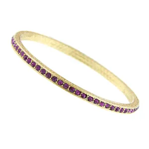 1928 Jewelry Amethyst Purple Crystal Bangle Bracelet 1928 Jewelry