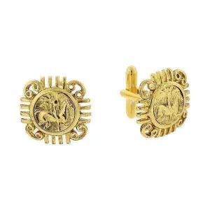 1928 Jewelry Ancient Greek Coin Replica Cufflinks 1928 Jewelry