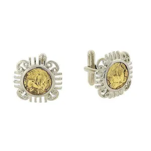 1928 Jewelry Ancient Greek Coin Replica Cufflinks 1928 Jewelry