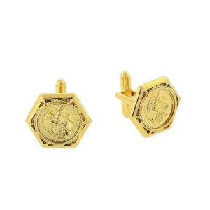 1928 Jewelry Ancient Greek Warrior Cufflinks 1928 Jewelry