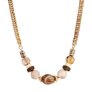1928 Jewelry Aoleon Riverstone Gemstone Necklace 17" 1928 Jewelry