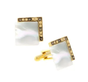 1928 Jewelry Art Deco Style Square Cufflinks 1928 Jewelry