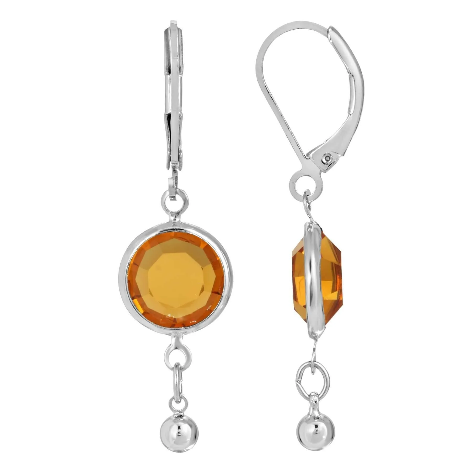 1928 Jewelry Austrian Channel Crystal Drop Earrings 1928 Jewelry