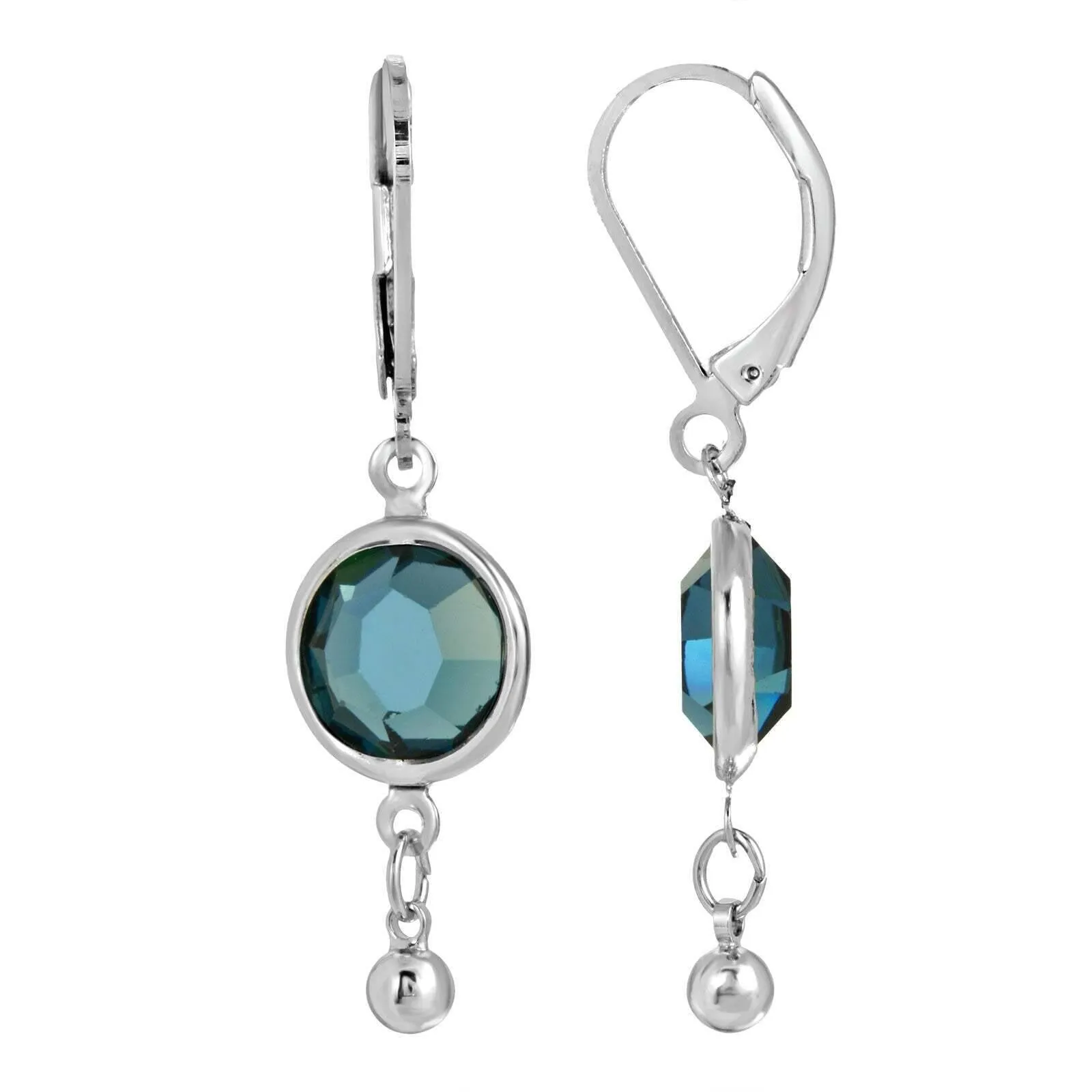 1928 Jewelry Austrian Channel Crystal Drop Earrings 1928 Jewelry