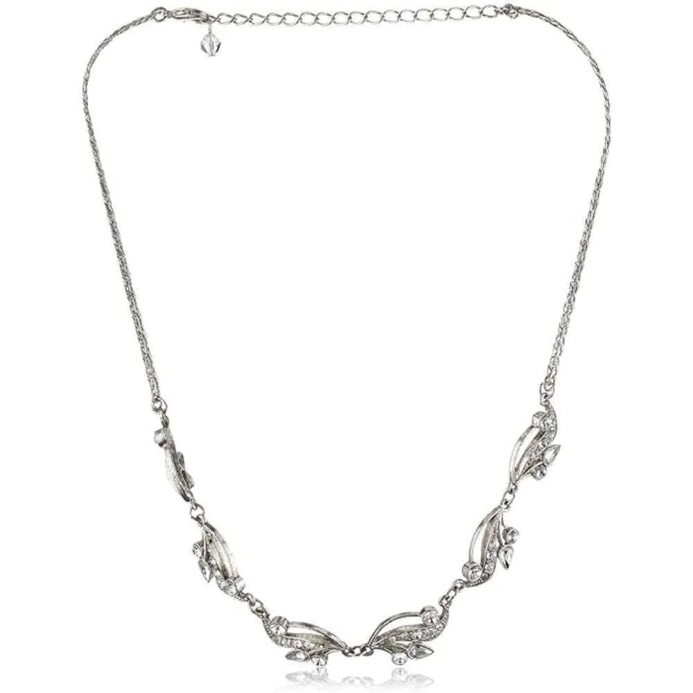 1928 Jewelry Austrian Crystal Imperial Anniversary Necklace 16"   3" Extender 1928 Jewelry