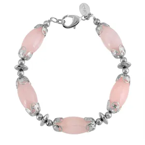 1928 Jewelry Barrell Semi Precious Gemstone Bead Bracelet 1928 Jewelry