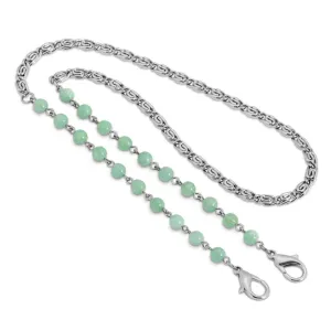 1928 Jewelry Beaded Face Mask Chain Holder 22 Inch 1928 Jewelry