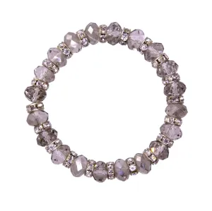 1928 Jewelry Black Diamond Crystal Stretch Bracelet 1928 Jewelry