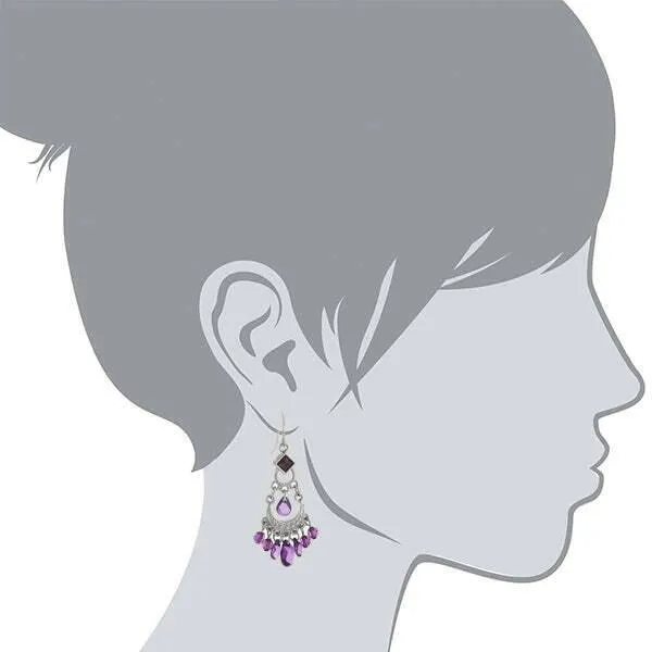 1928 Jewelry Briolette Beads Chandelier Earrings 1928 Jewelry