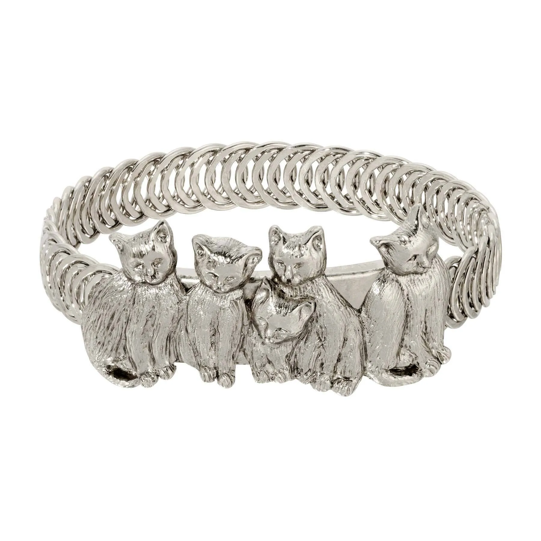 1928 Jewelry Cat Friends Belt Bracelet 1928 Jewelry