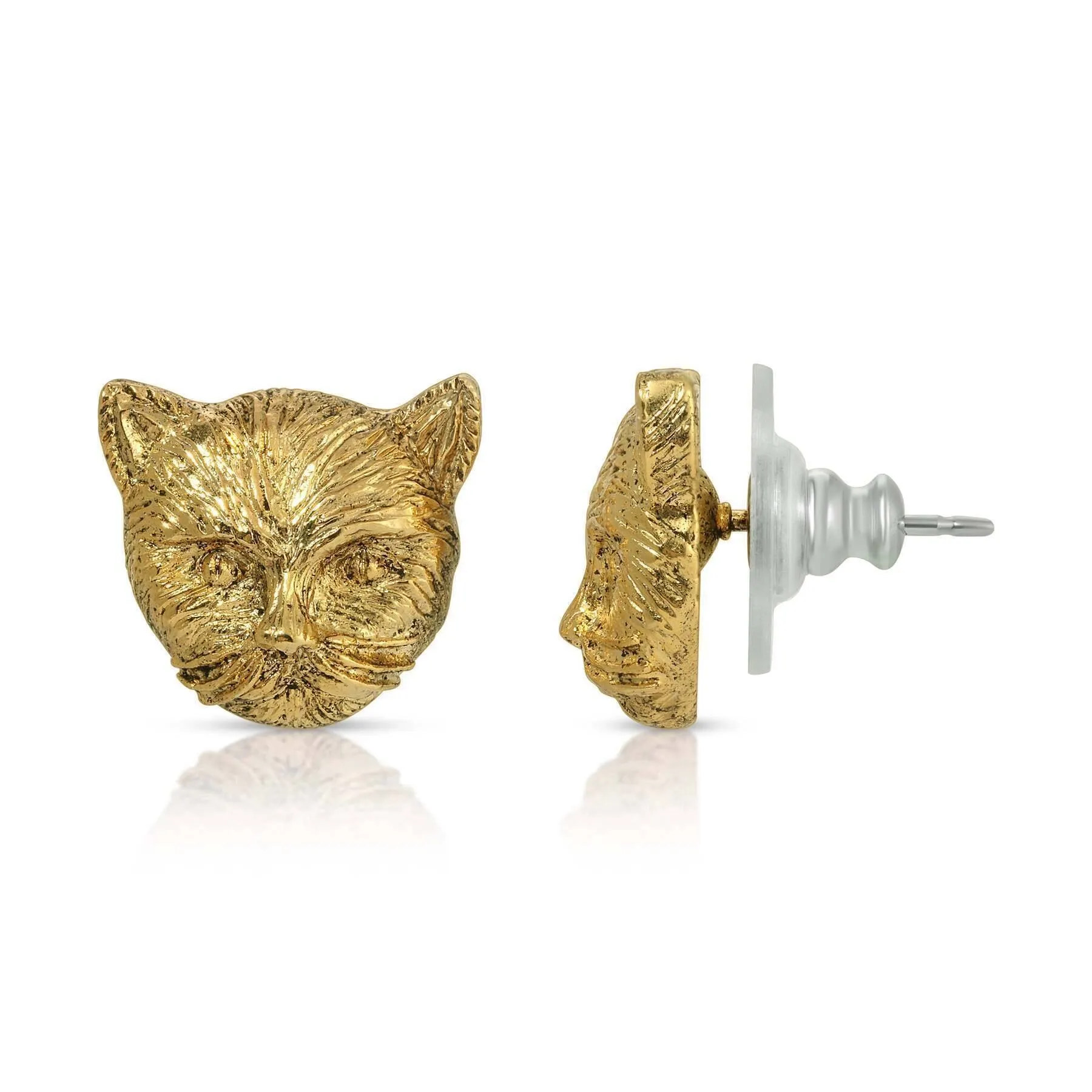 1928 Jewelry Cat Stud Earrings 1928 Jewelry