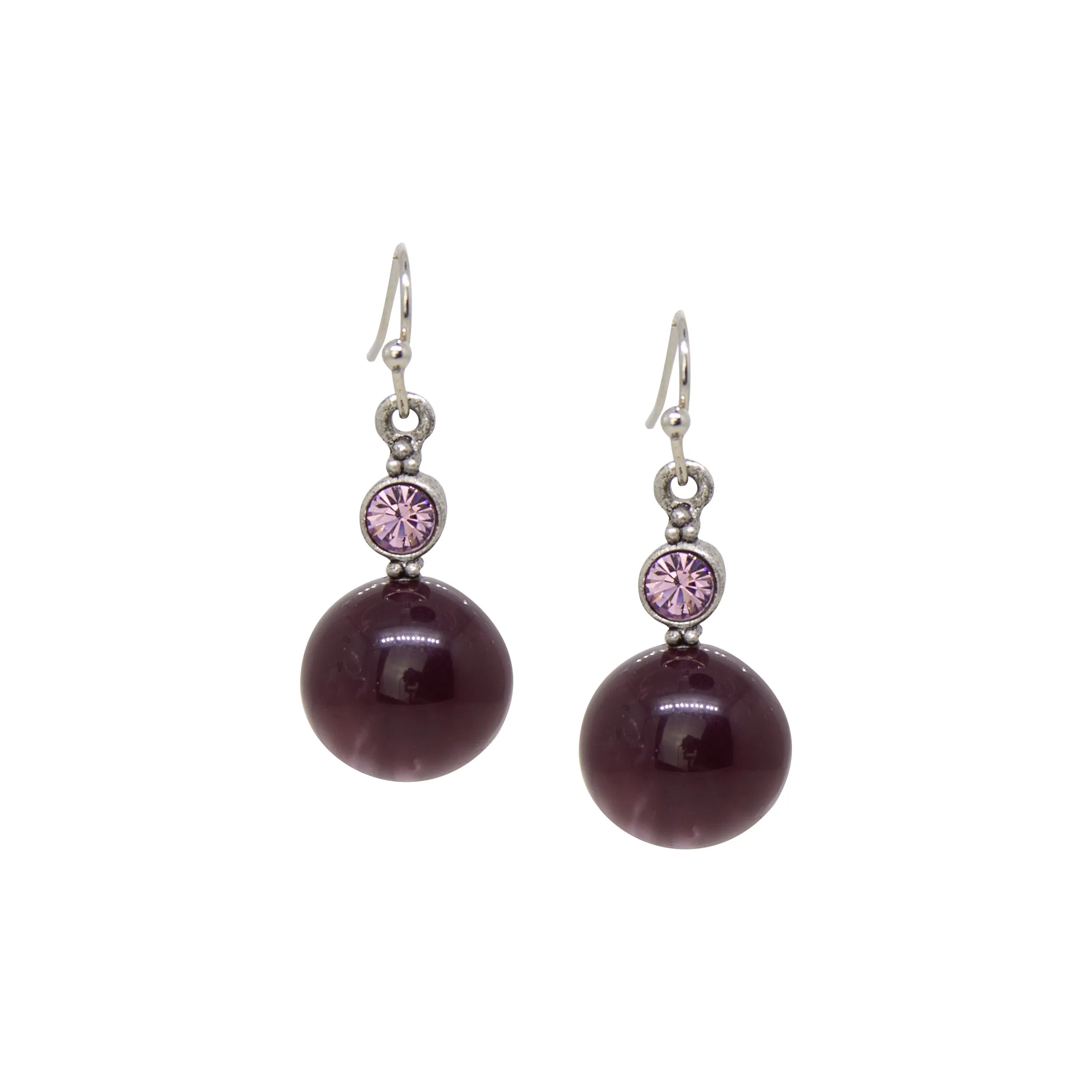 1928 Jewelry Chatoyancy Effect Baubles & Crystals Drop Earrings 1928 Jewelry