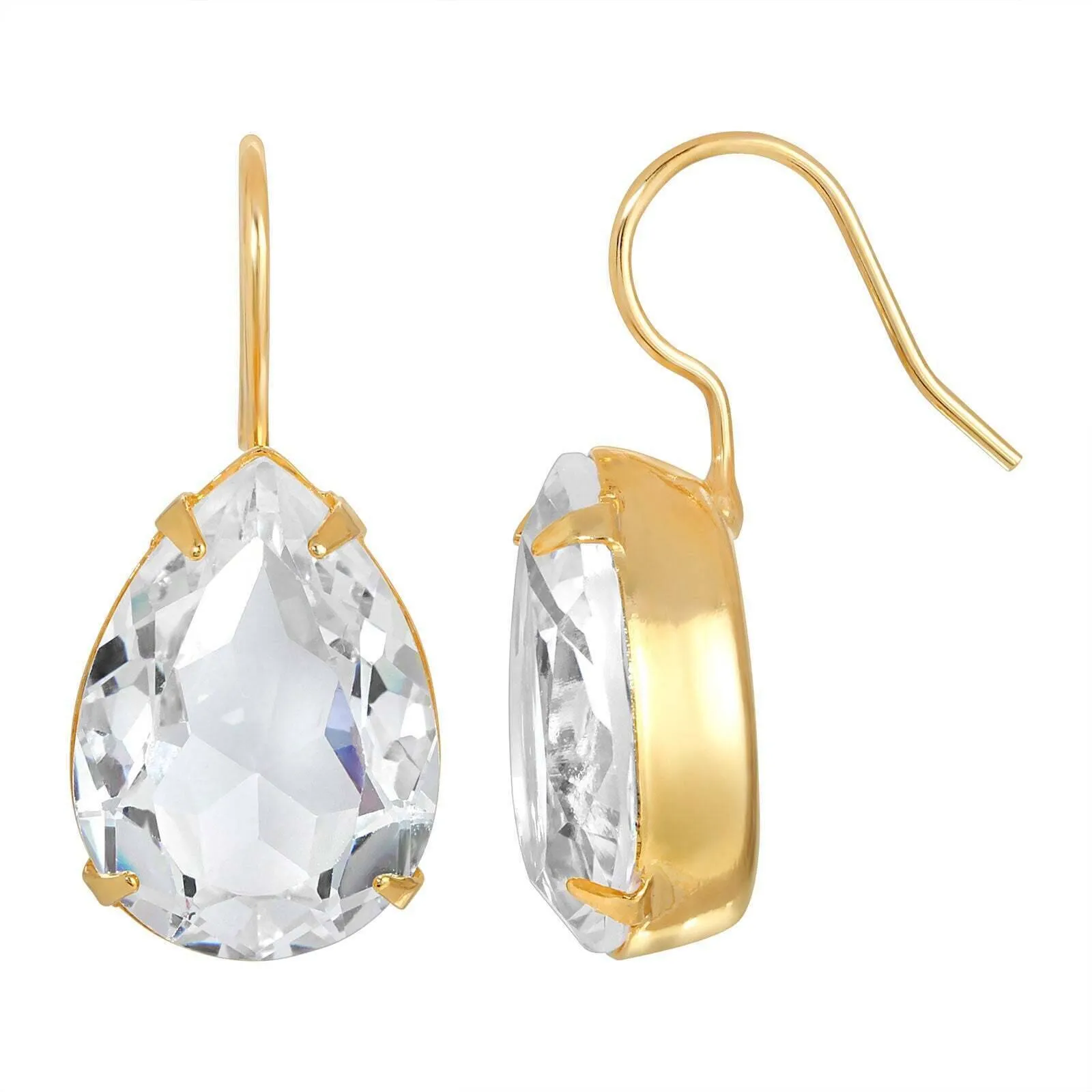 1928 Jewelry Classic Austrian Crystal Teardrop Earrings 1928 Jewelry