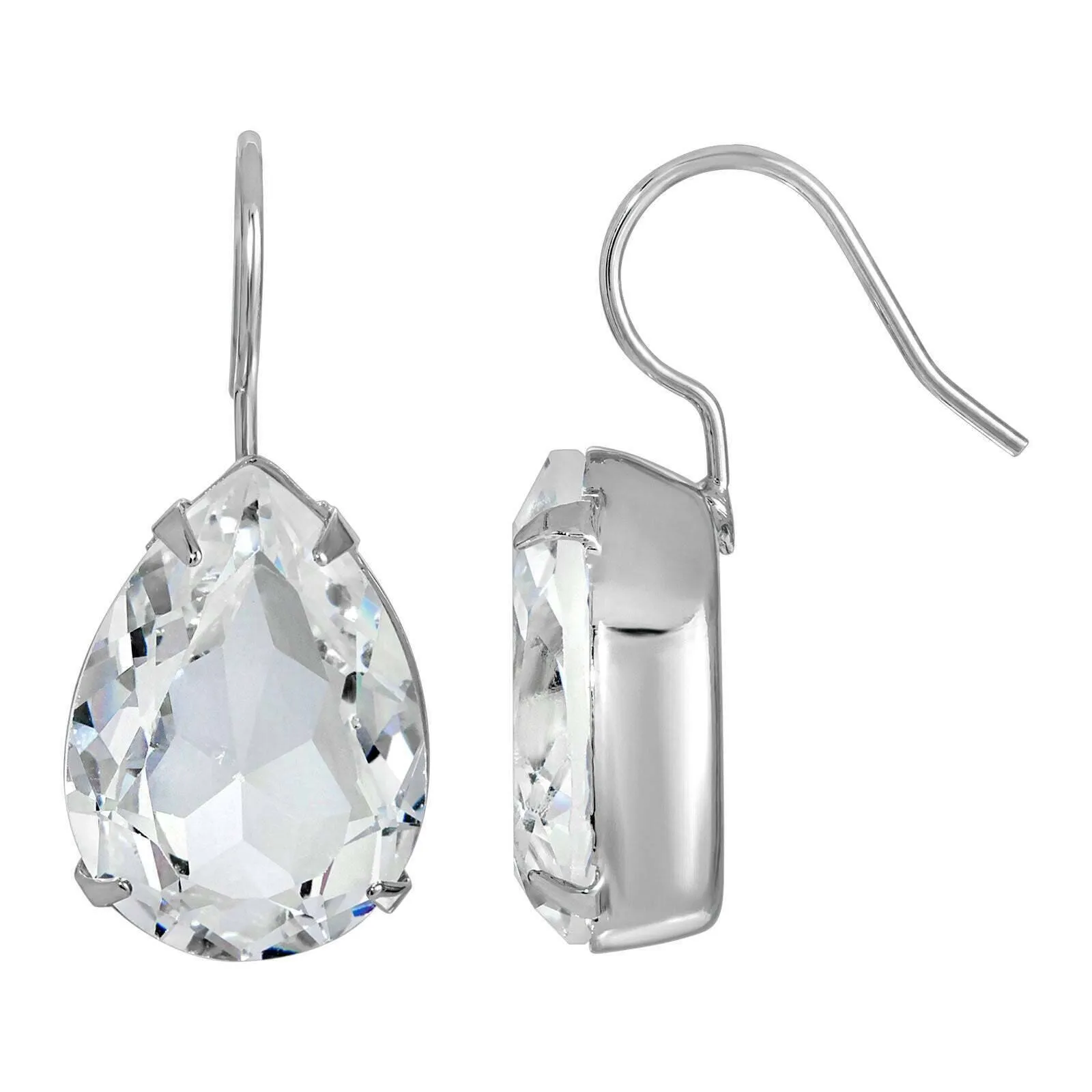 1928 Jewelry Classic Austrian Crystal Teardrop Earrings 1928 Jewelry