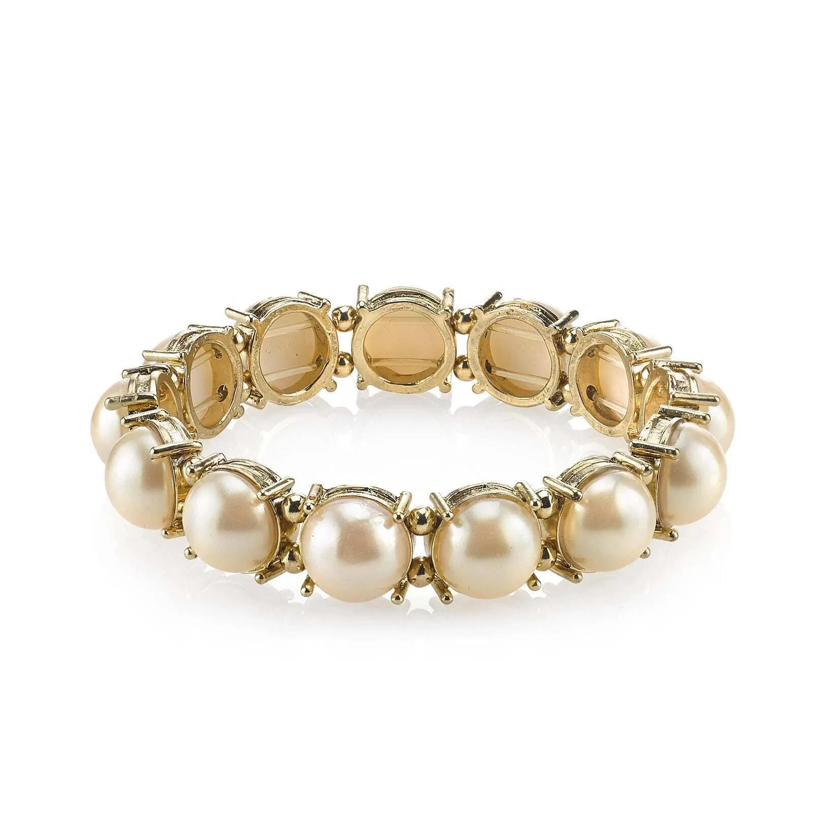 1928 Jewelry Classic Faux Pearl Stretch Bracelet 1928 Jewelry