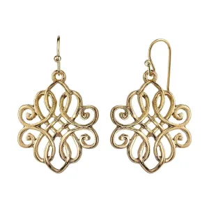 1928 Jewelry Classic Filigree Drop Earrings 1928 Jewelry