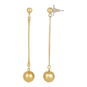 1928 Jewelry Classic Linear Gold Drop Earrings 1928 Jewelry