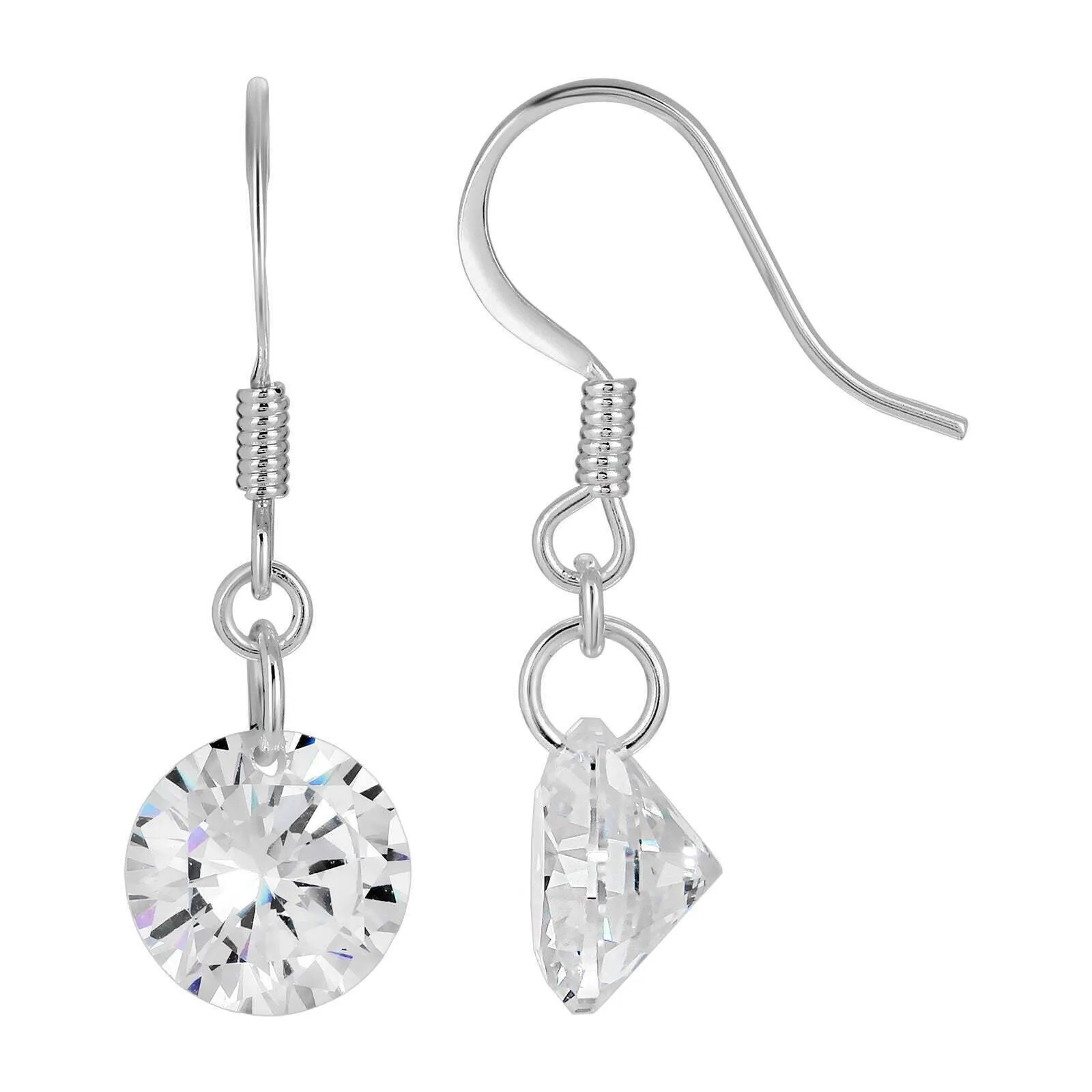 1928 Jewelry Classic Round Austrian Crystal Drop Earrings 1928 Jewelry