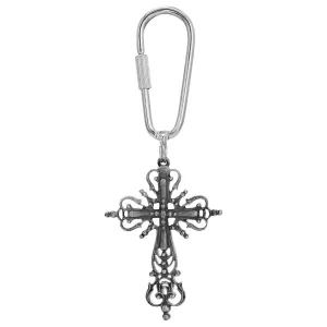 1928 Jewelry Classical Cross Carabiner Key Chain 1928 Jewelry