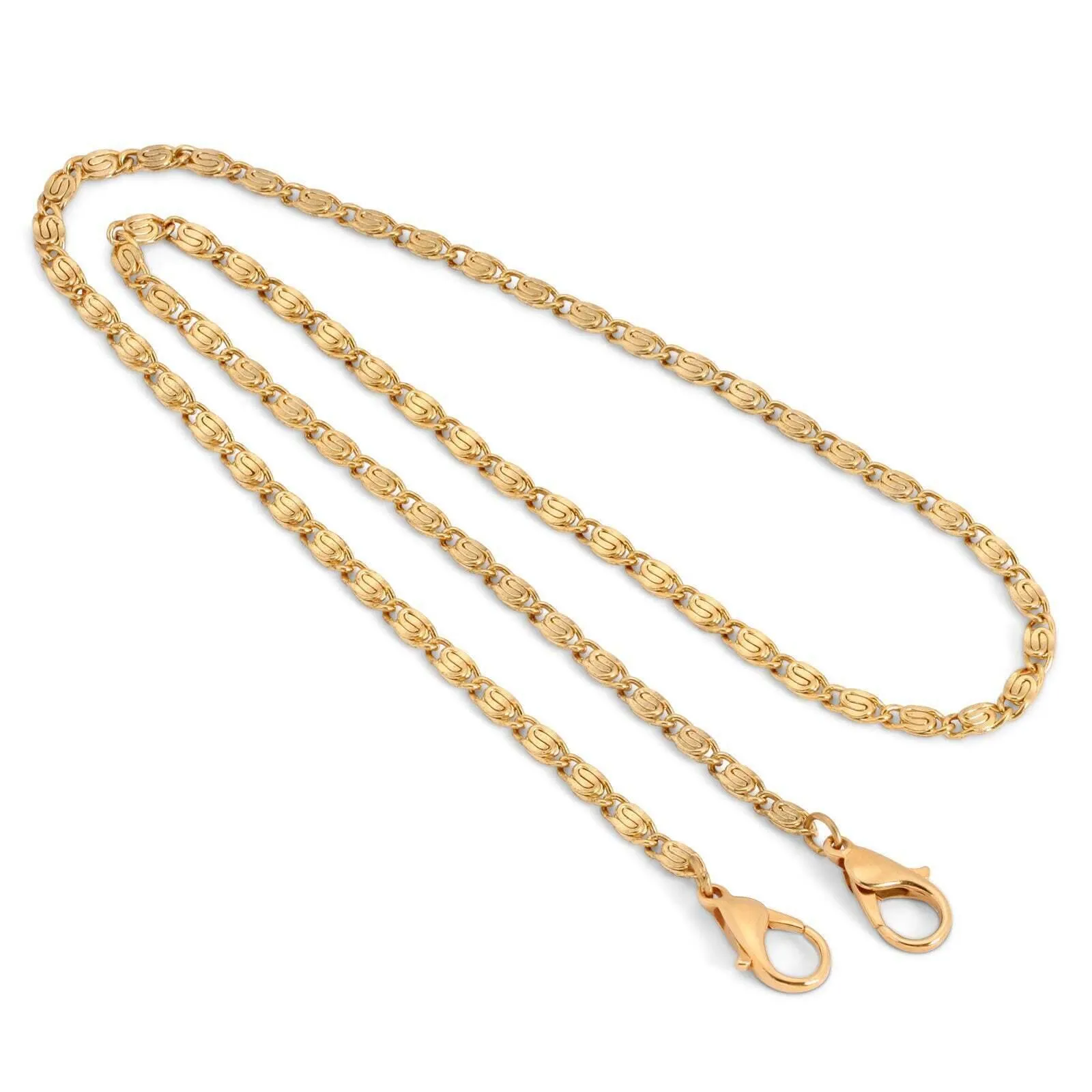 1928 Jewelry Classy Link Face Mask Chain Holder 22 Inch 1928 Jewelry