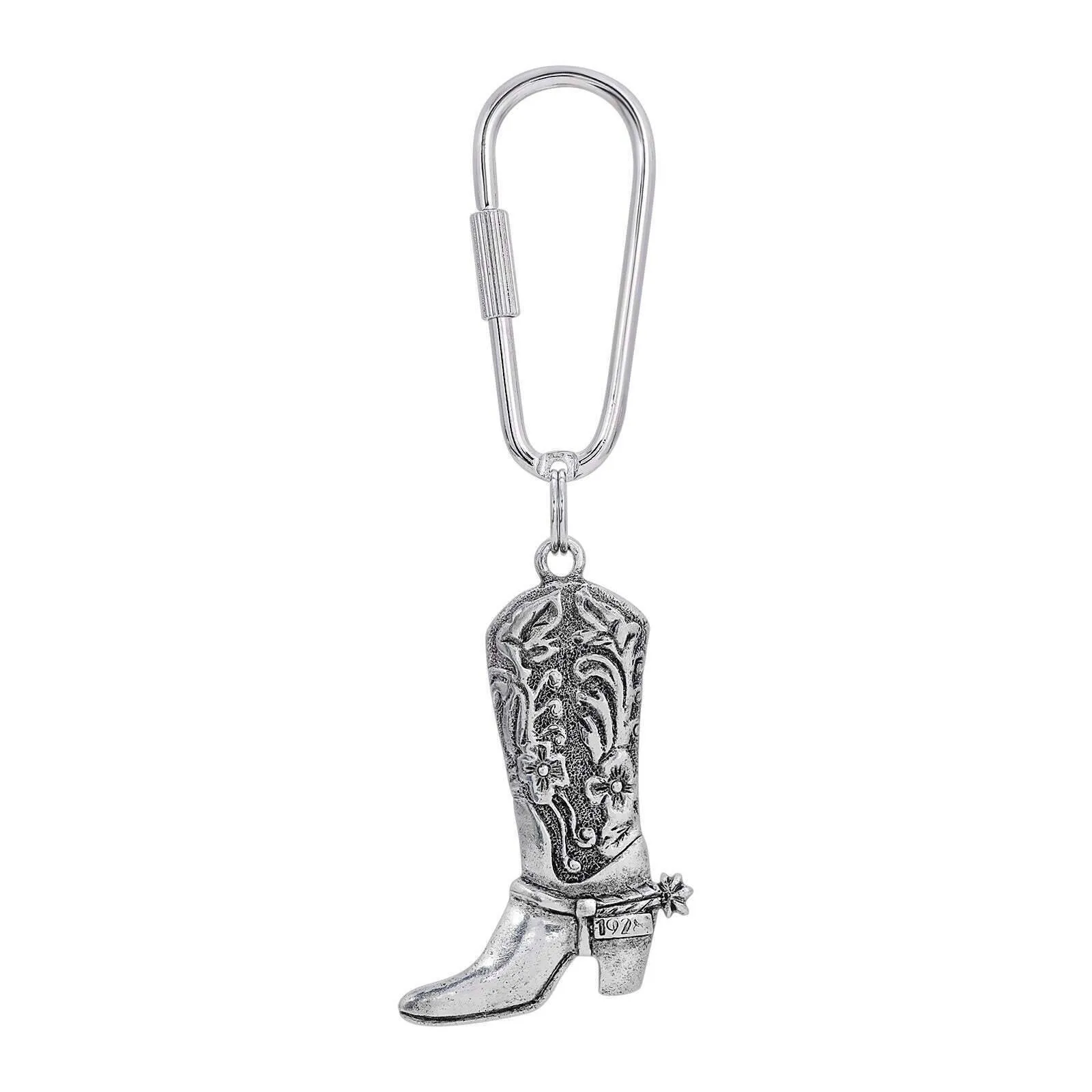 1928 Jewelry Cowboy Boot Carabiner Key Chain 1928 Jewelry