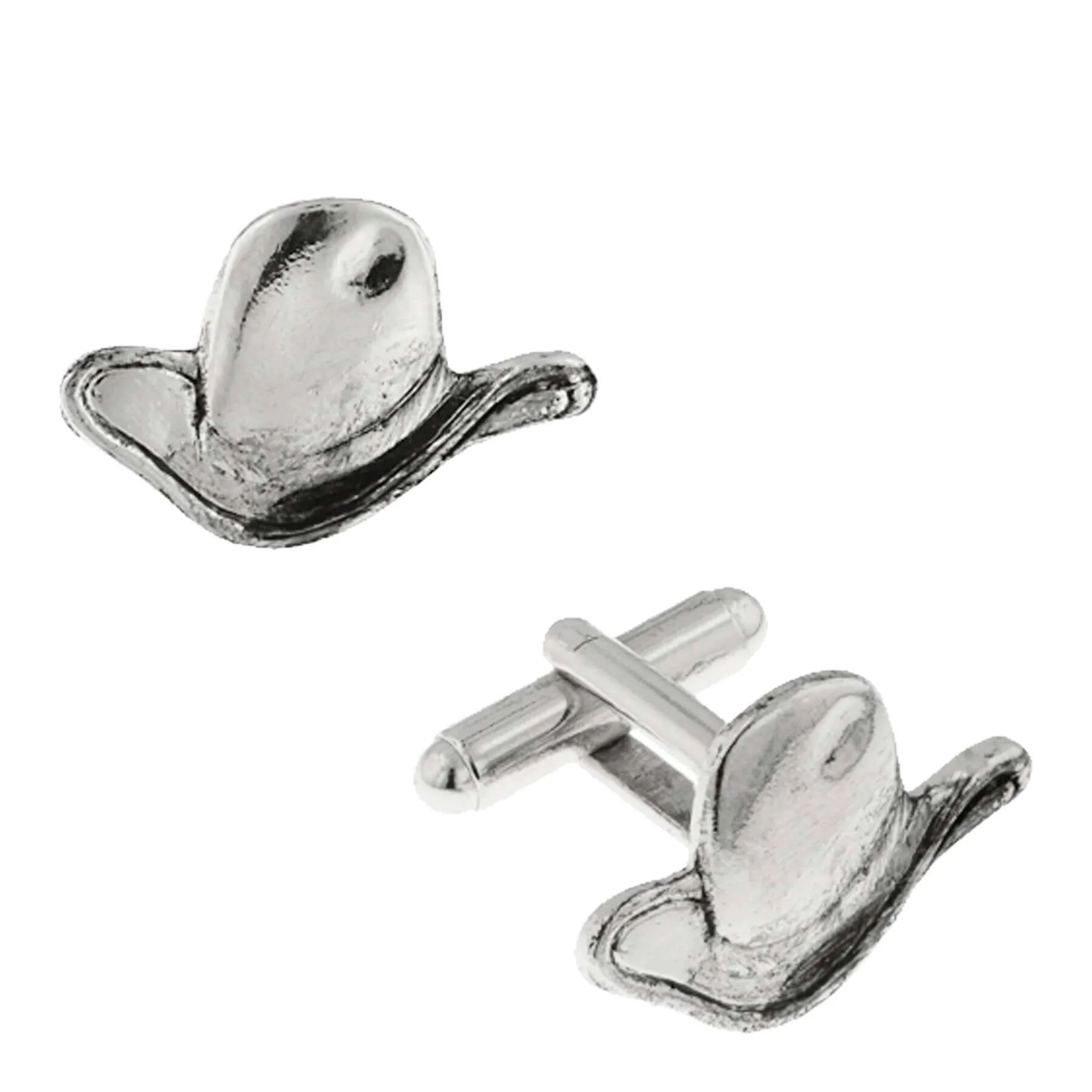 1928 Jewelry Cowboy Western Hat Cufflinks 1928 Jewelry