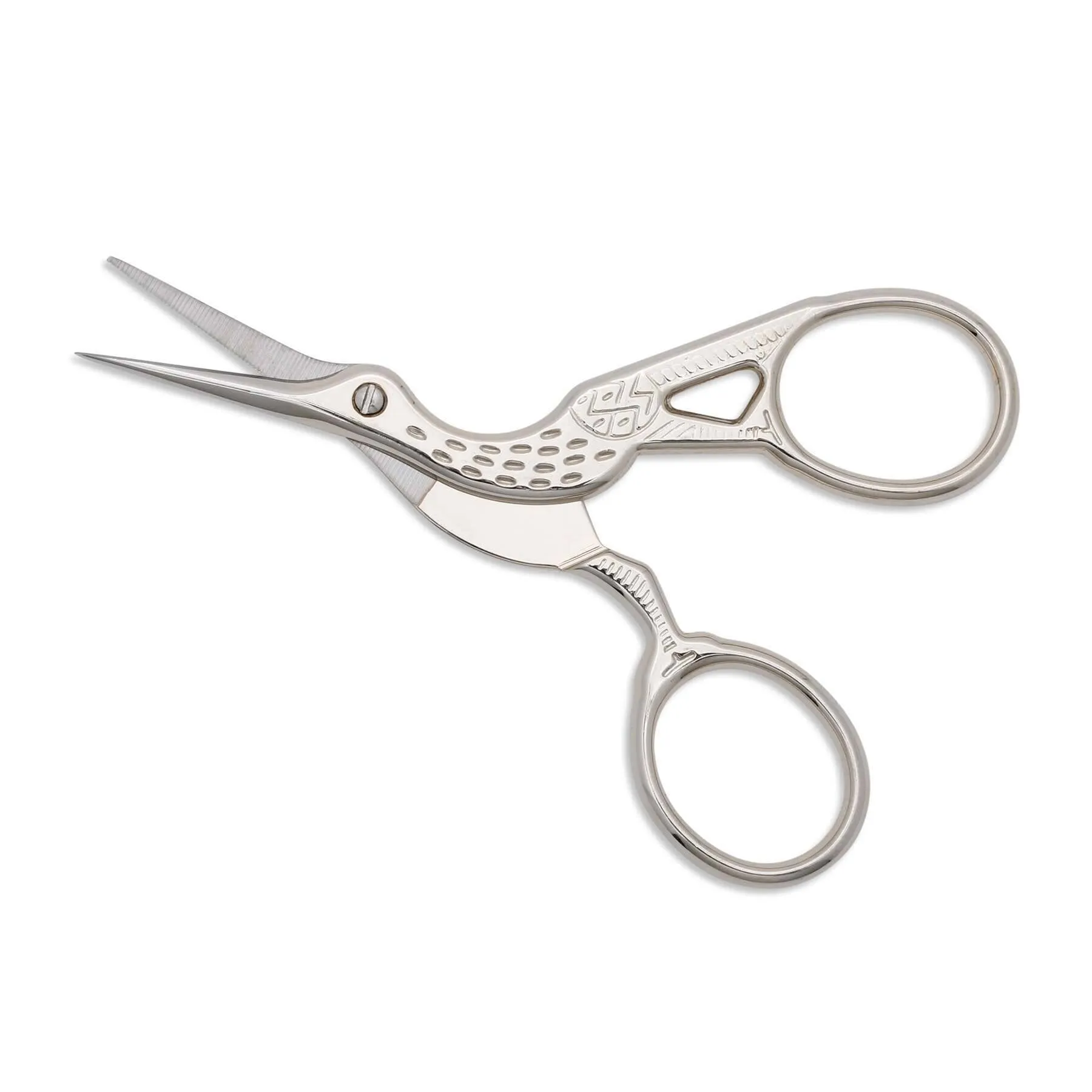 1928 Jewelry Crane Bird Designed Scissors With Pouch 1928 Jewelry