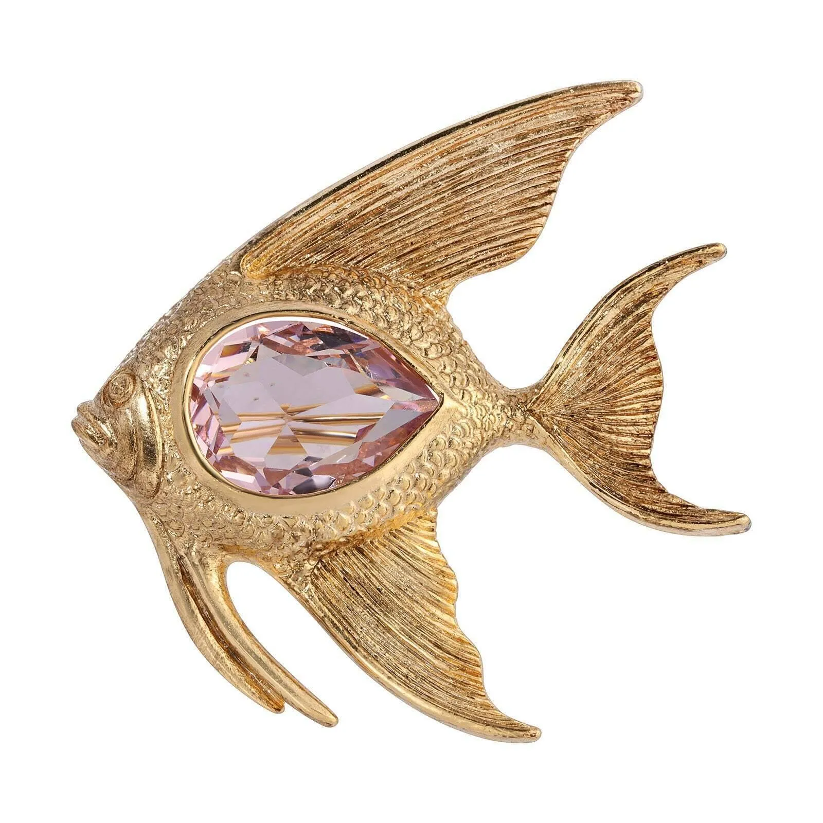 1928 Jewelry Crystal Angel Fish Pin 1928 Jewelry