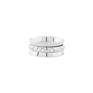 1928 Jewelry Crystal Anxiety Spinner Ring 1928 Jewelry