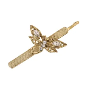 1928 Jewelry Crystal Dragonfly Bobby Pin 1928 Jewelry