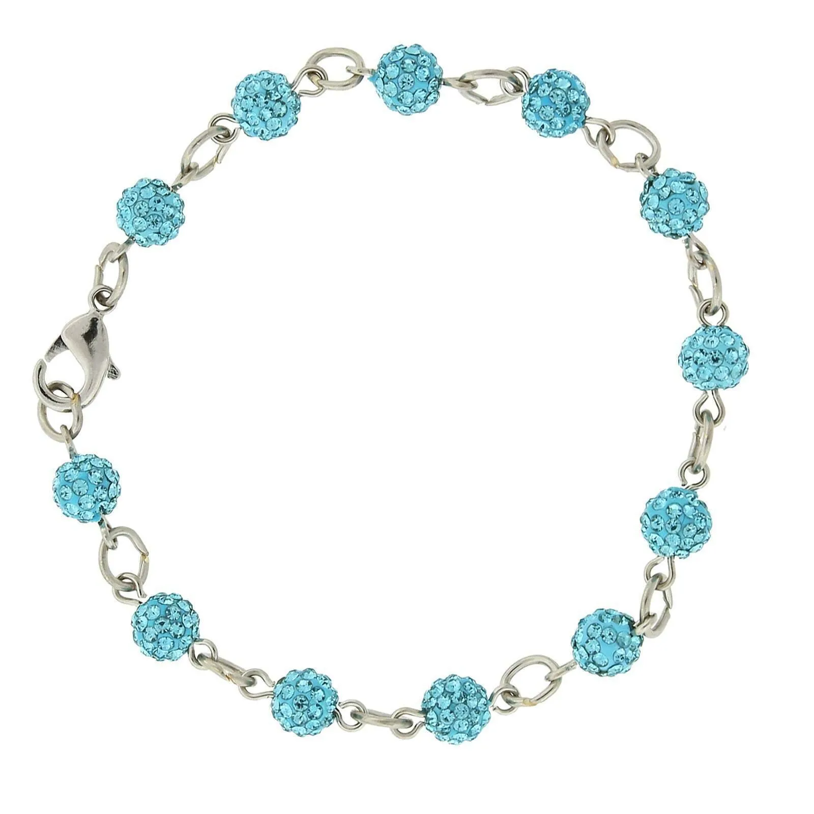 1928 Jewelry Crystal Fireball Pave Link Bracelet 1928 Jewelry