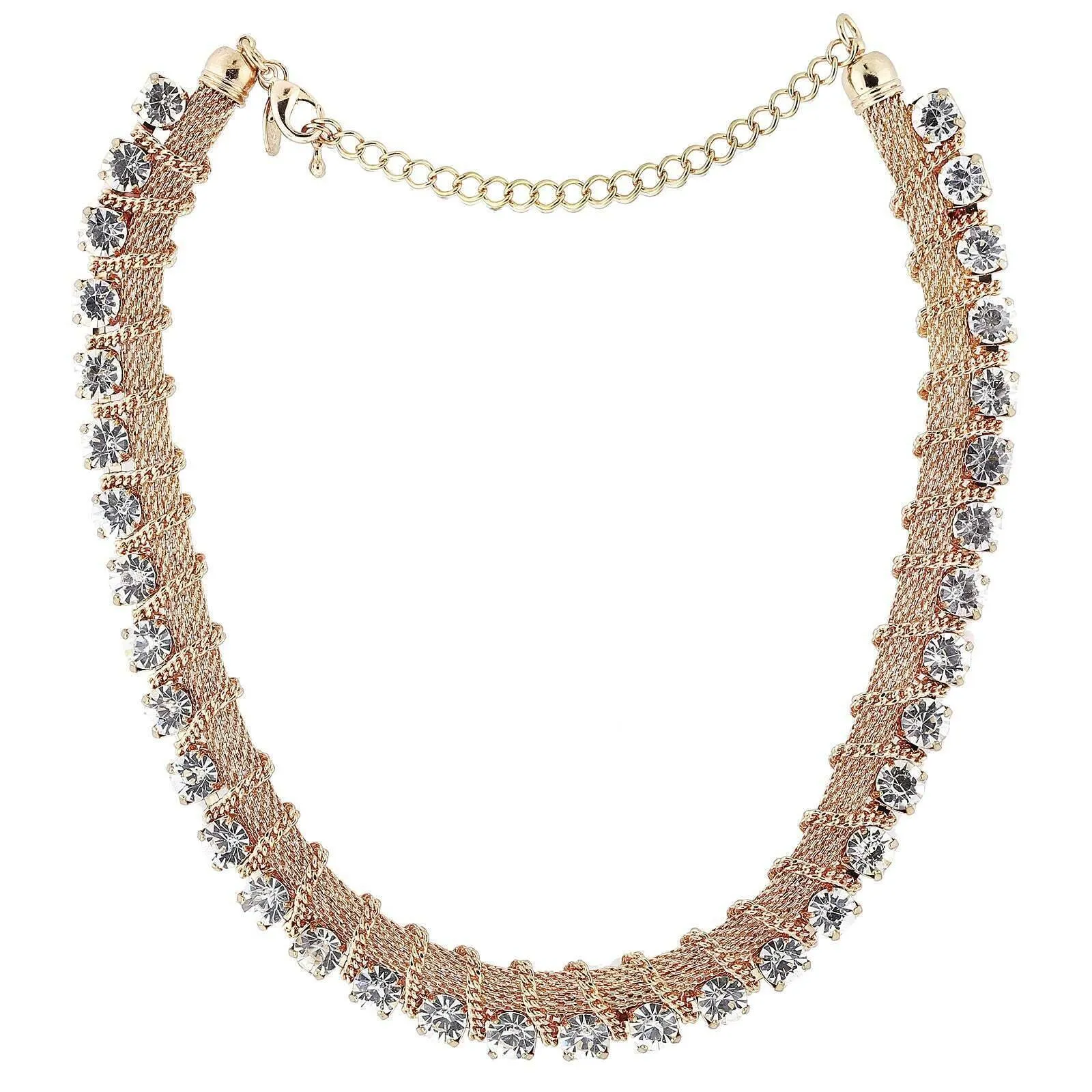 1928 Jewelry Crystal Necklace 16" 1928 Jewelry