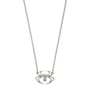 1928 Jewelry Crystal Spider Pendant Necklace 16" 1928 Jewelry