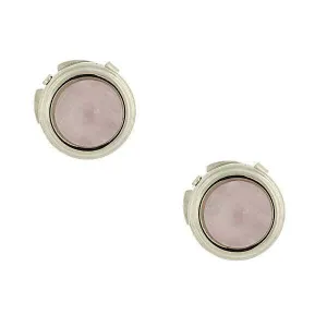 1928 Jewelry CUFF IT! Cufflinks Genuine Gemstone Round Button Covers 1928 Jewelry