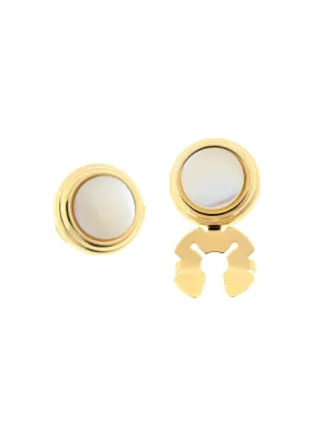 1928 Jewelry CUFF IT! Cufflinks Semi Precious Button Cover 1928 Jewelry