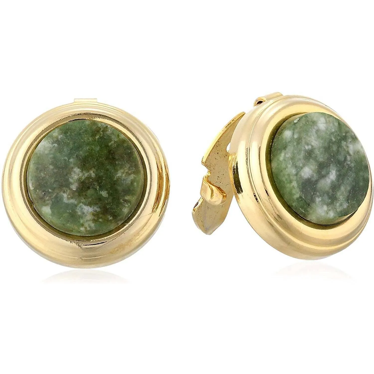1928 Jewelry CUFF IT! Cufflinks Semi Precious Button Cover 1928 Jewelry