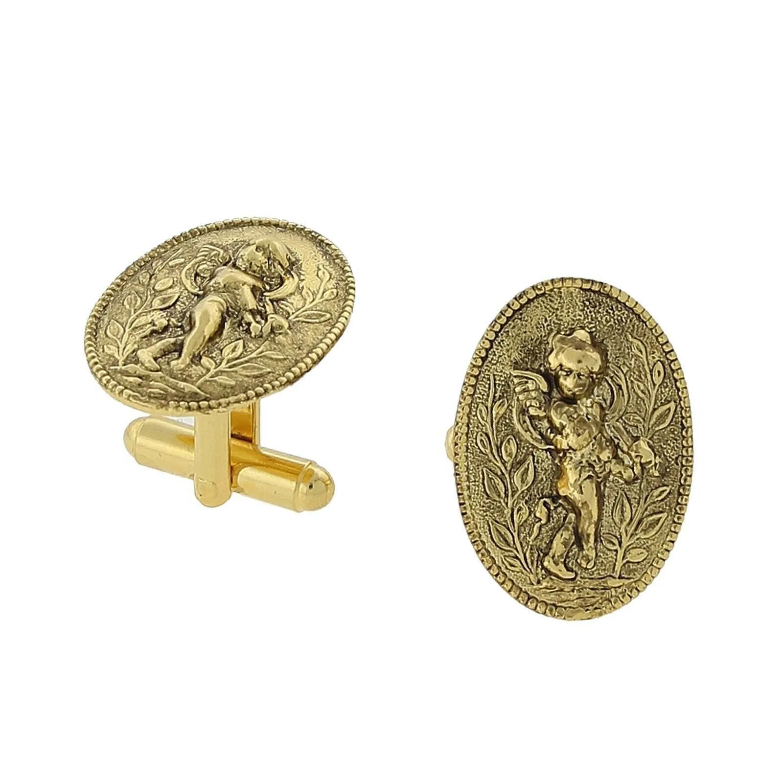 1928 Jewelry Cupid Angel Cufflinks 1928 Jewelry
