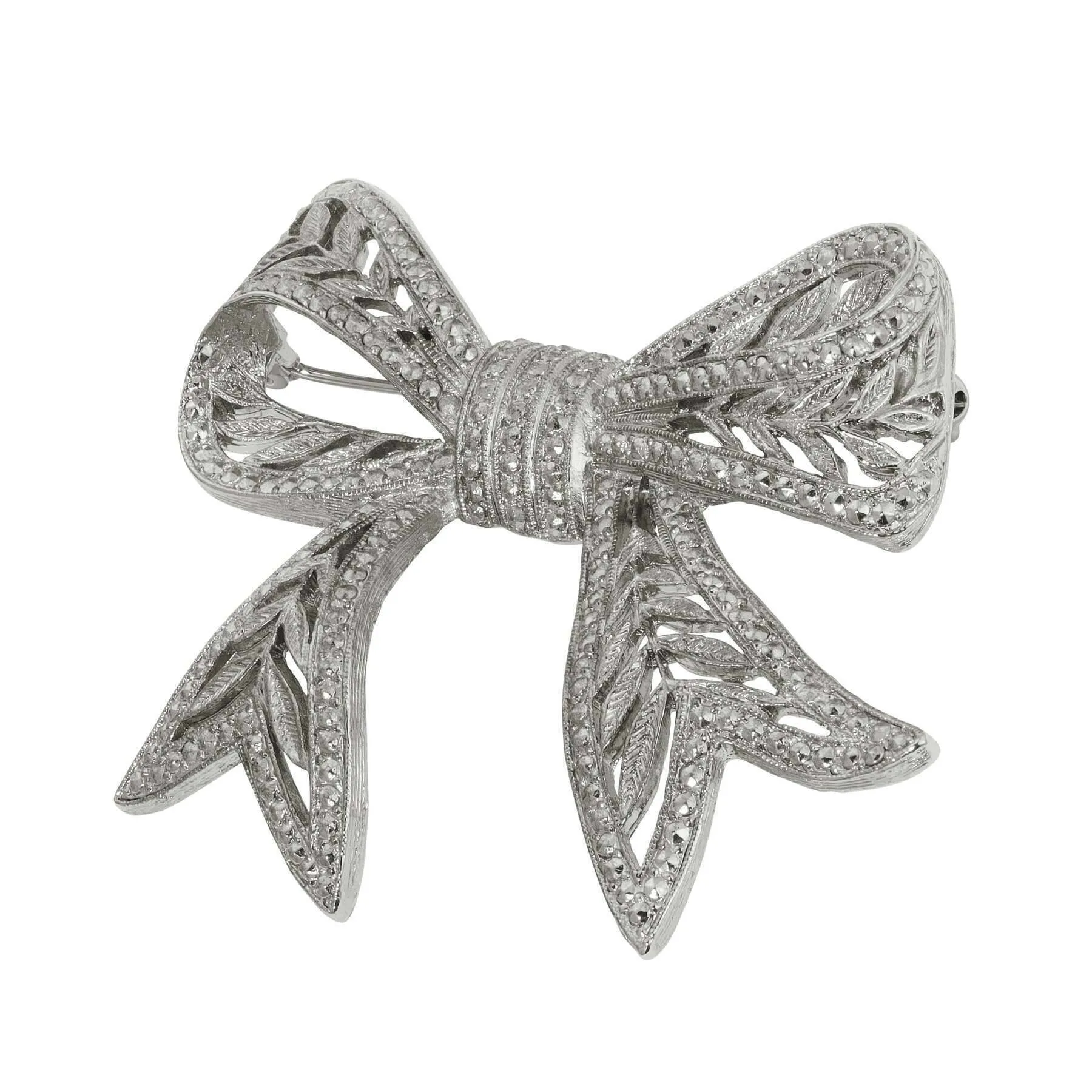 1928 Jewelry Deco Bow Pin 1928 Jewelry