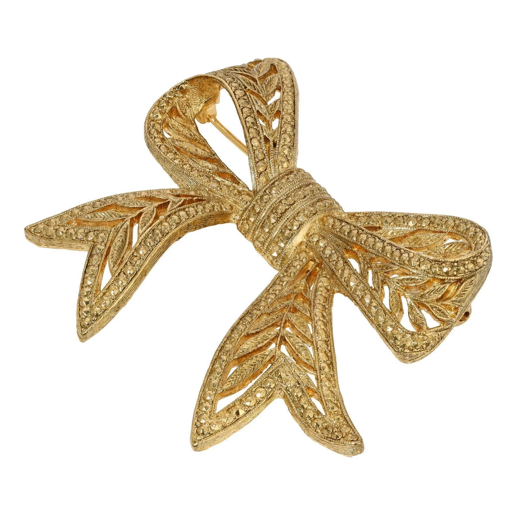 1928 Jewelry Deco Bow Pin 1928 Jewelry