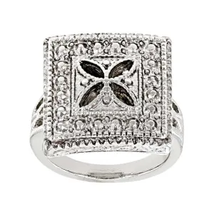 1928 Jewelry Deco Square Ring 1928 Jewelry