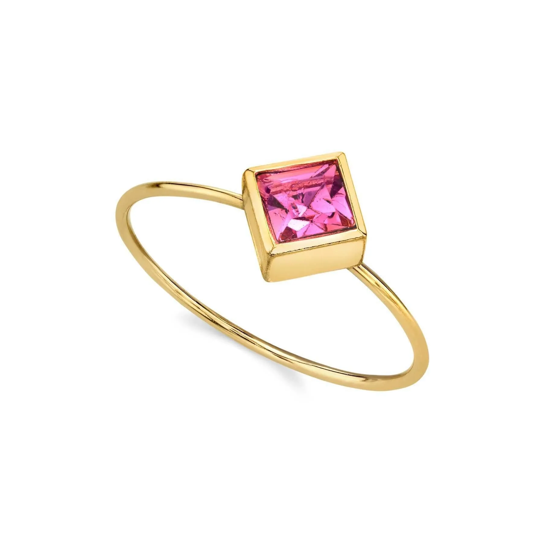 1928 Jewelry Diamond Shaped Crystal Dainty Ring Size 7 1928 Jewelry