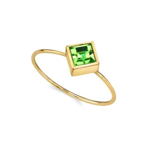 1928 Jewelry Diamond Shaped Crystal Dainty Ring Size 7 1928 Jewelry