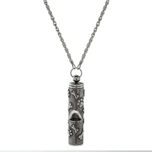 1928 Jewelry Dog Bone & Paws Whistle Pendant Necklace 28" 1928 Jewelry