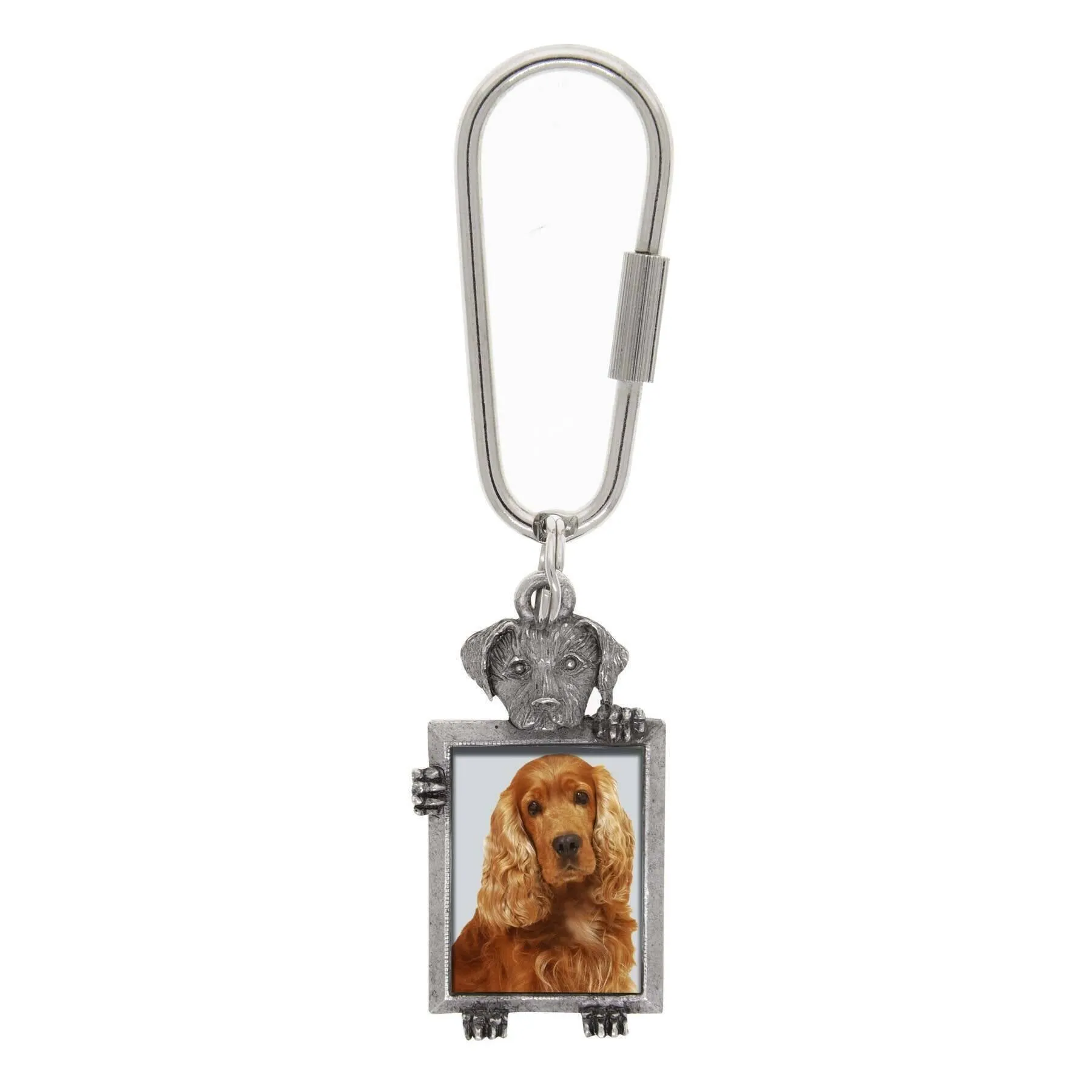 1928 Jewelry Dog Picture Carabiner Key Chain 1928 Jewelry