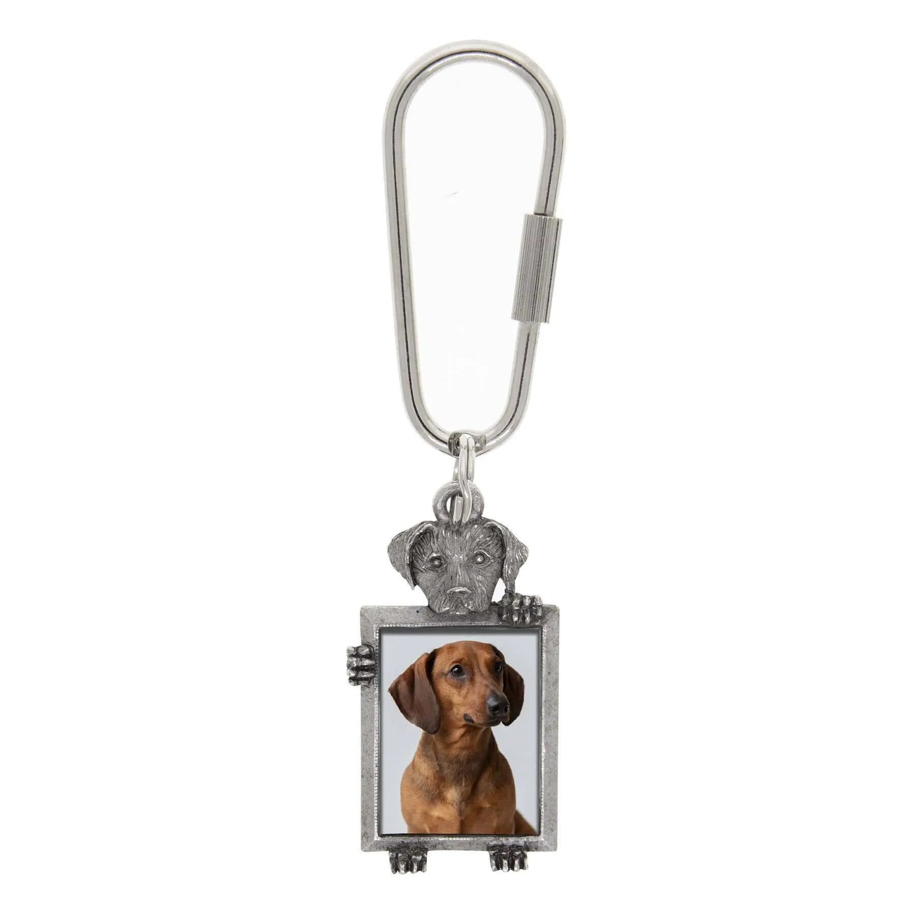 1928 Jewelry Dog Picture Carabiner Key Chain 1928 Jewelry