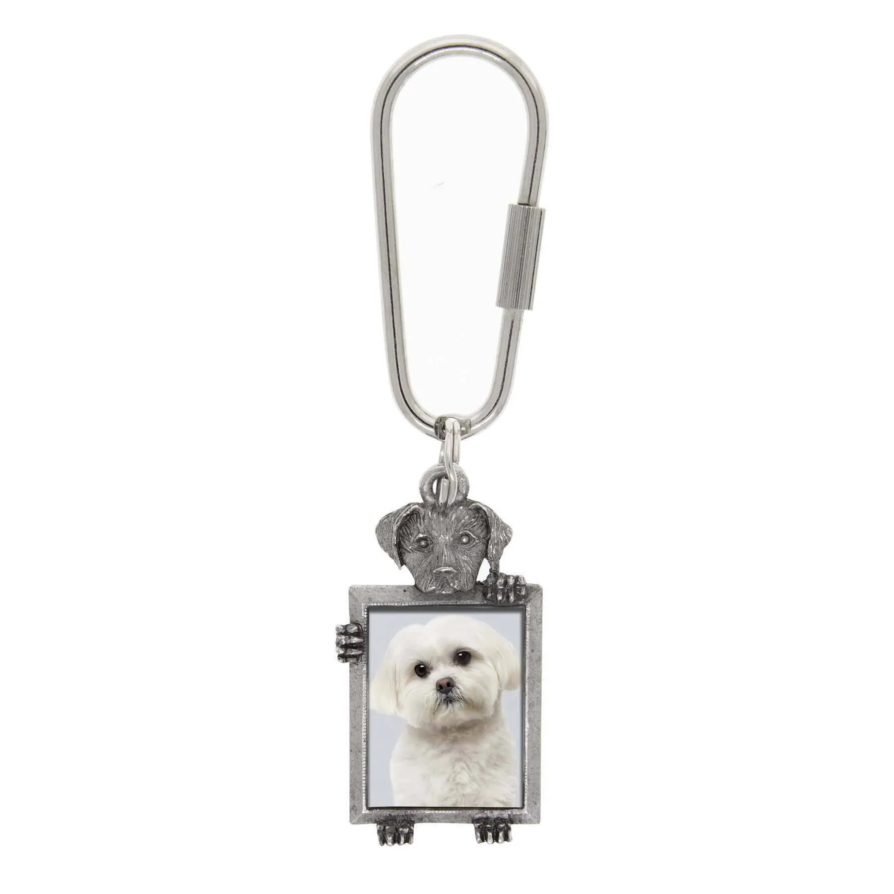 1928 Jewelry Dog Picture Carabiner Key Chain 1928 Jewelry