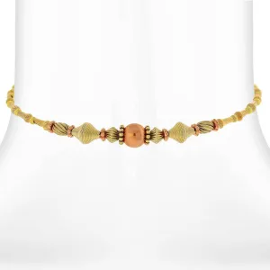 1928 Jewelry Eclectic Multi Beaded Choker Necklace 15" 1928 Jewelry