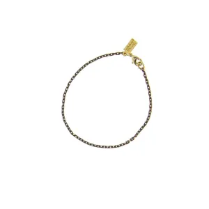 1928 Jewelry Eclipse Black And Gold & Chain Bracelet 1928 Jewelry